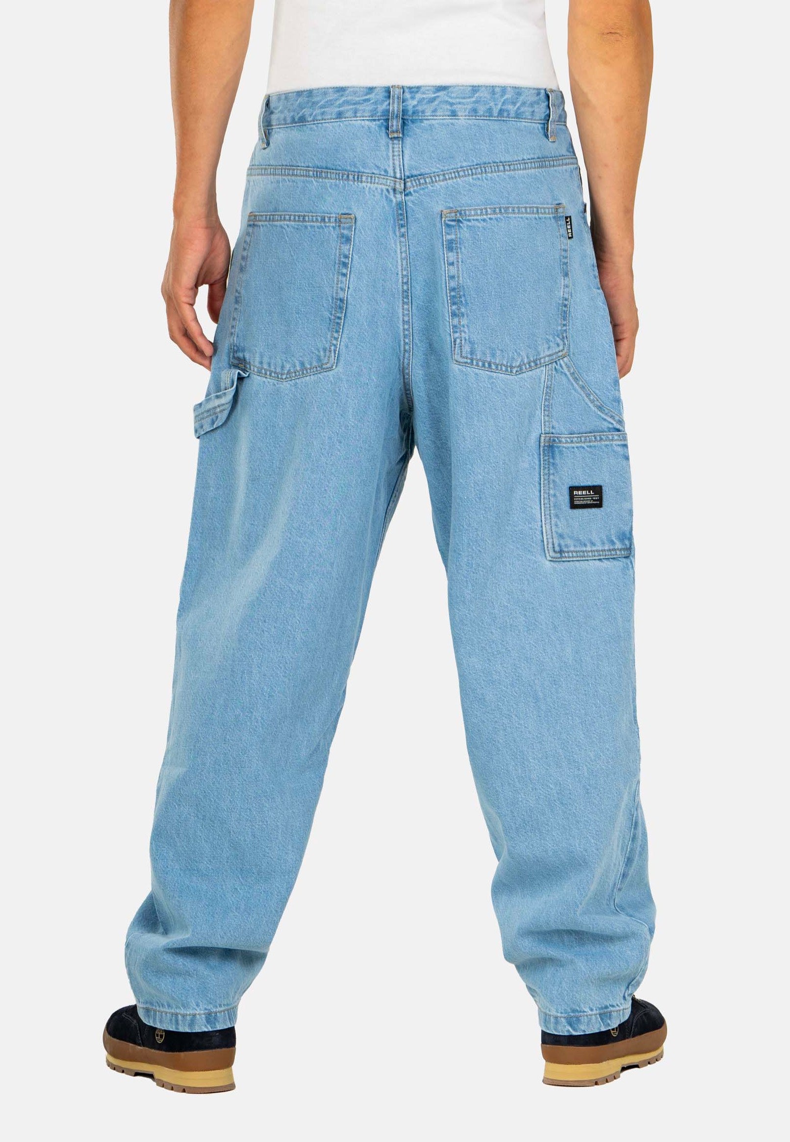 REELL - Baggy Worker Iconic Light Blue - Jeans 100% Original