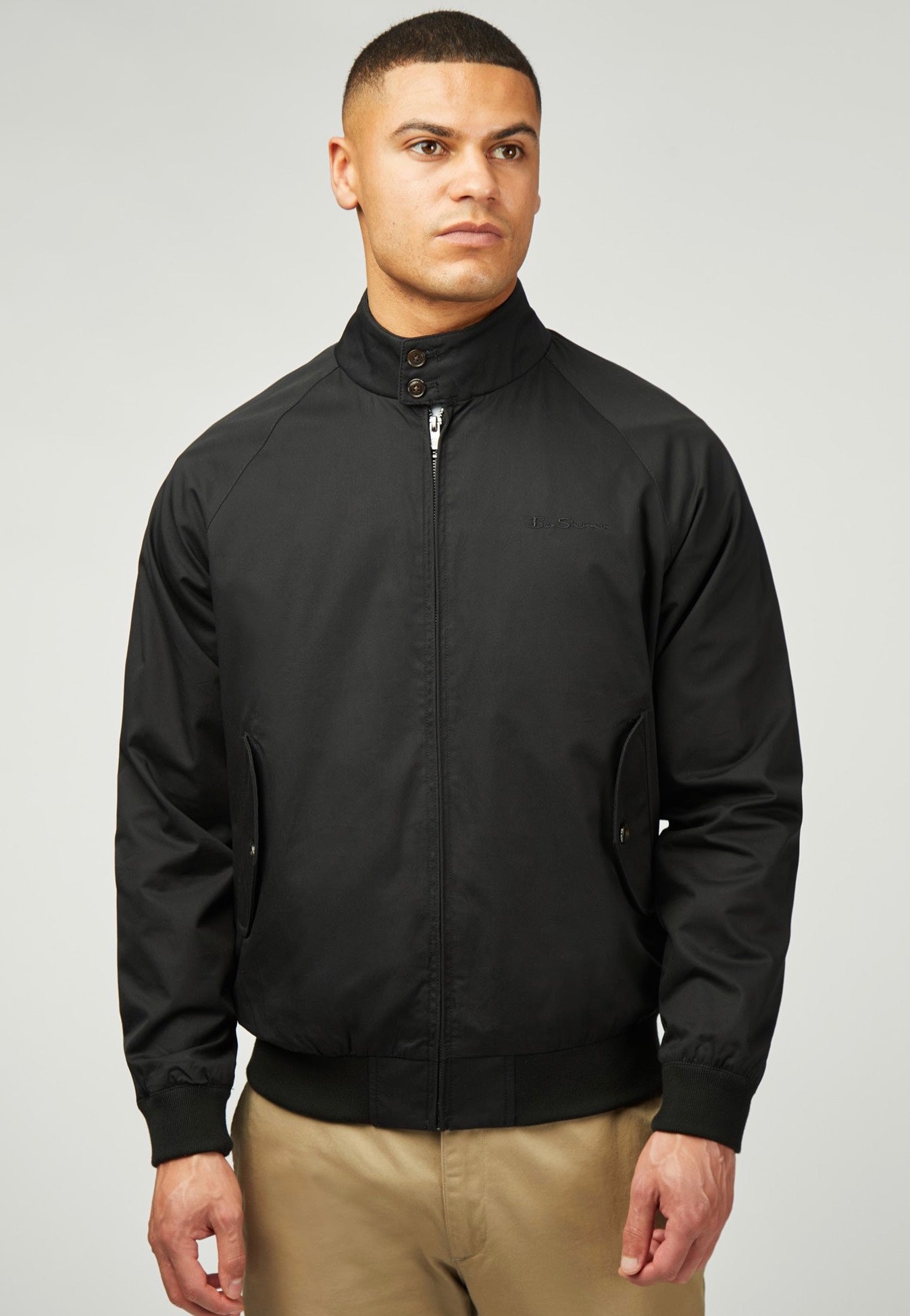 Ben Sherman - Signature Harrington Black - Jacket Purchase Cheap Pice