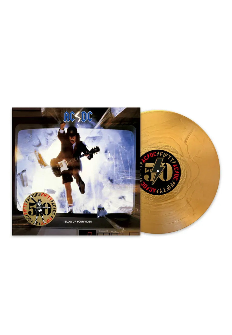 AC/DC - Blow Up Your Video (50th Anniversary) Ltd. Gold - Colored Vinyl Buy Cheap How Much