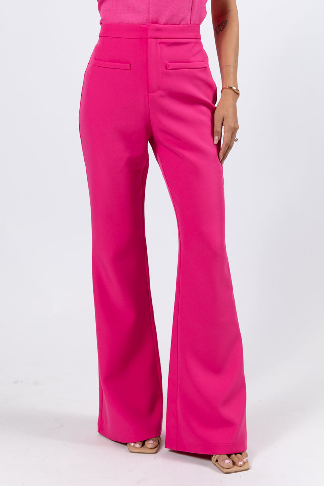 Beyond Romance Pink Flare Trousers Wiki Cheap Pice