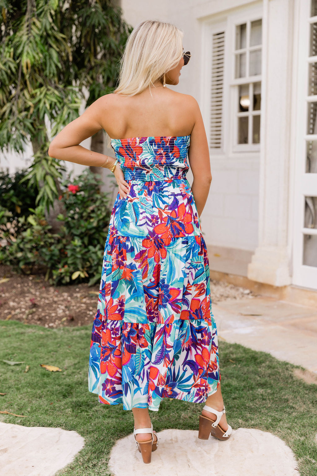 Heading To Paradise Blue Floral Jumpsuit FINAL SALE Discount Best Store To Get