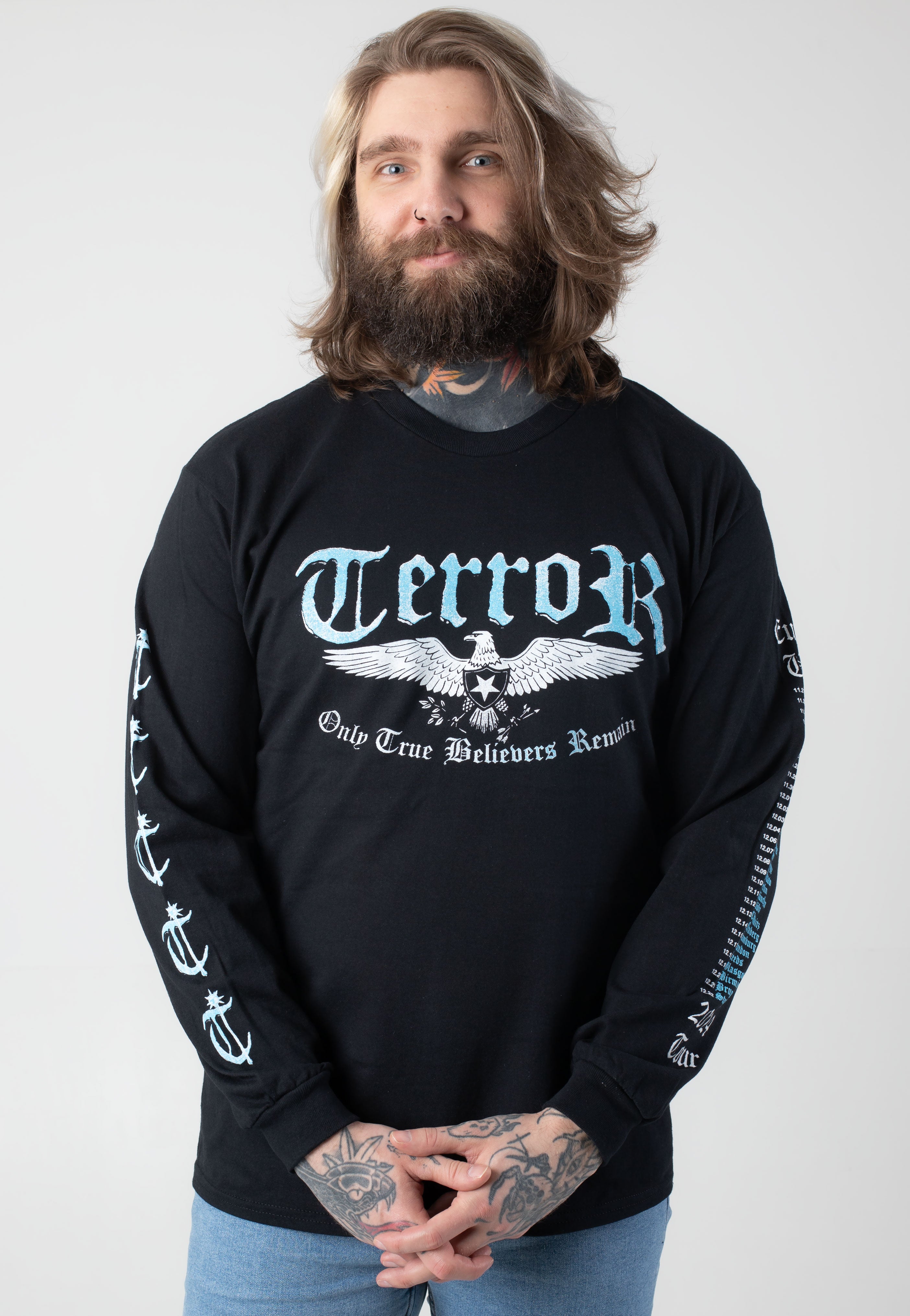 Terror - True Believers Tour 2024 - Longsleeve For Sale Wholesale Pice