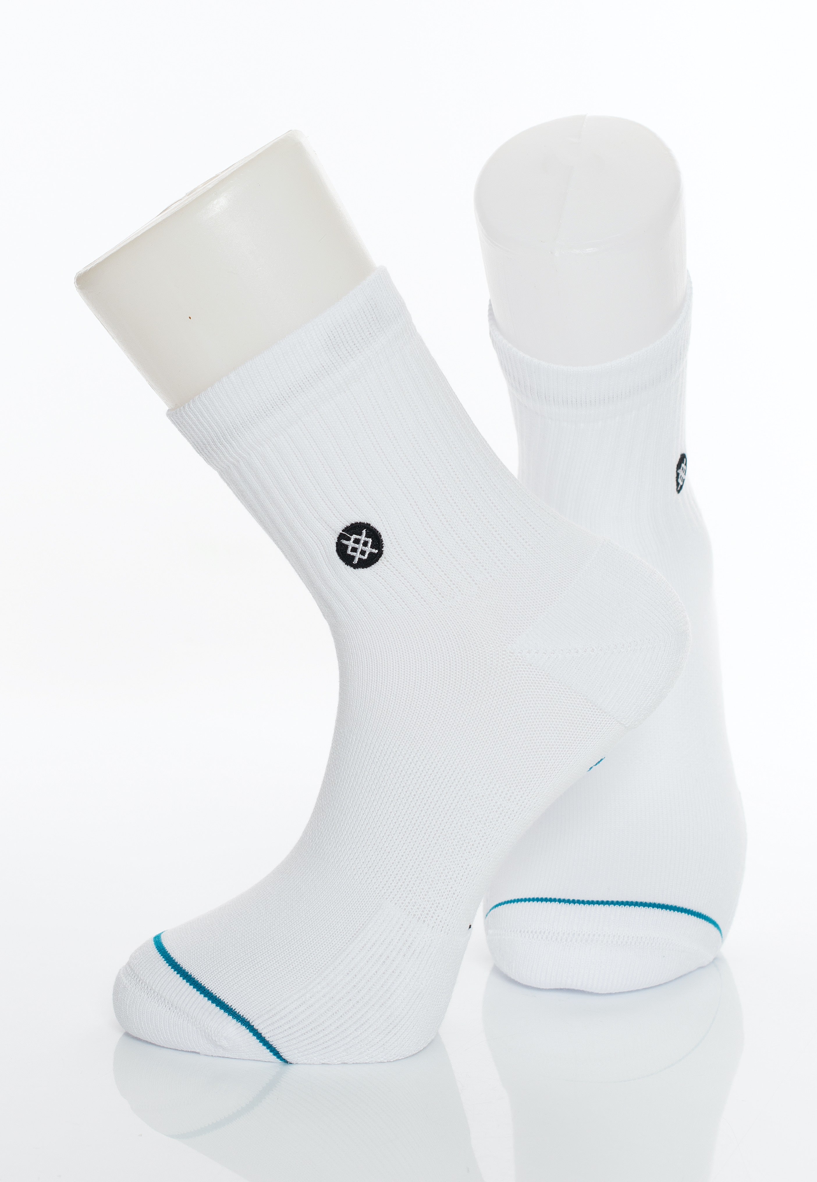 Stance - Icon Quarter Pack Of 3 White - Socks Sale Great Deals