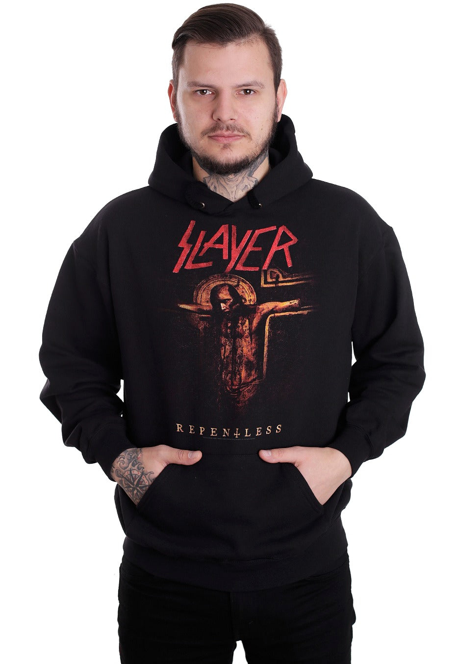 Slayer - Repentless Crucifix - Hoodie Sale For Cheap