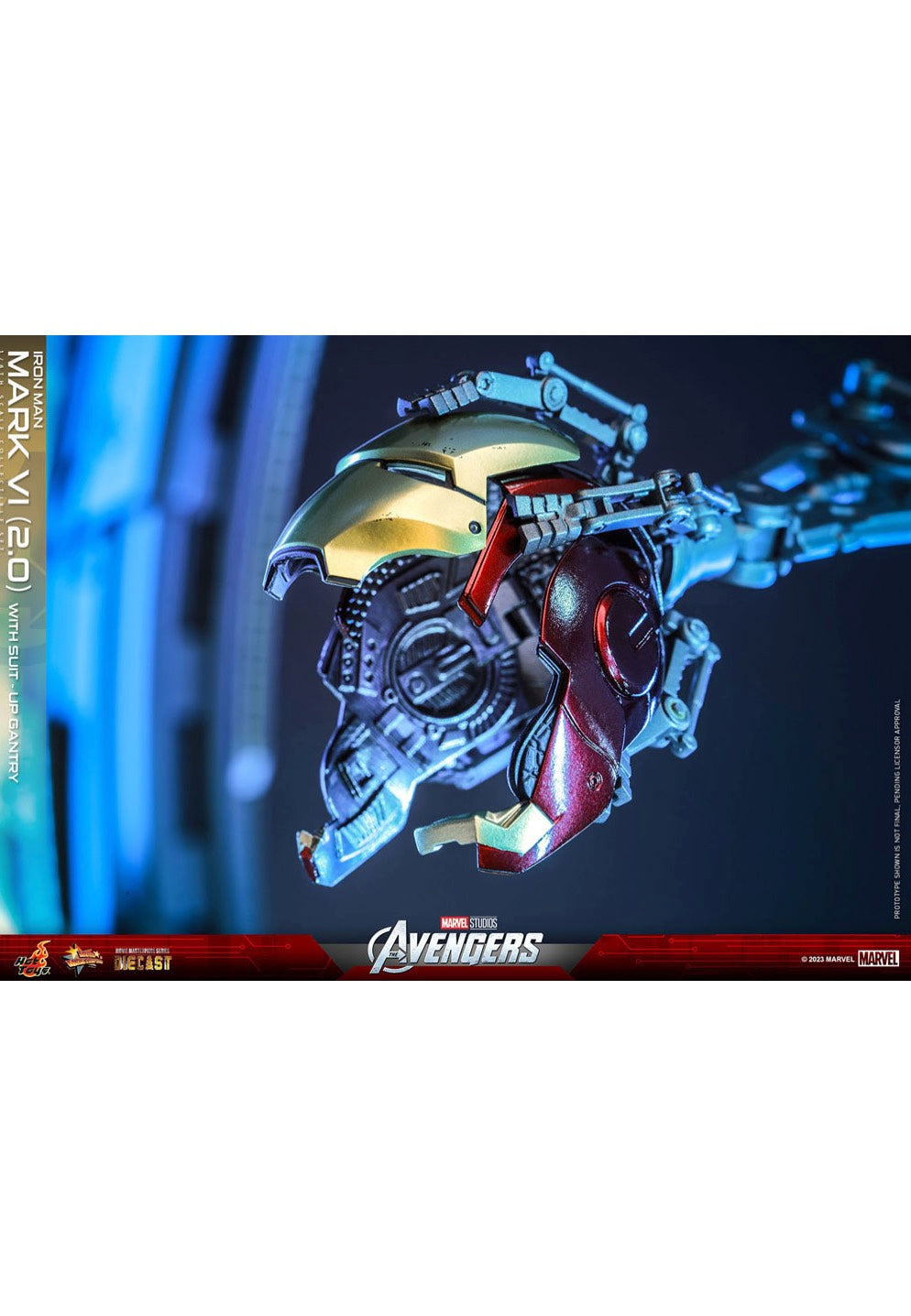 The Avengers - Iron Man Mark VI (2.0) with Suit Up Gantry Movie Masterpiece Diecast 1:6 - Action Figure Store With Big Discount