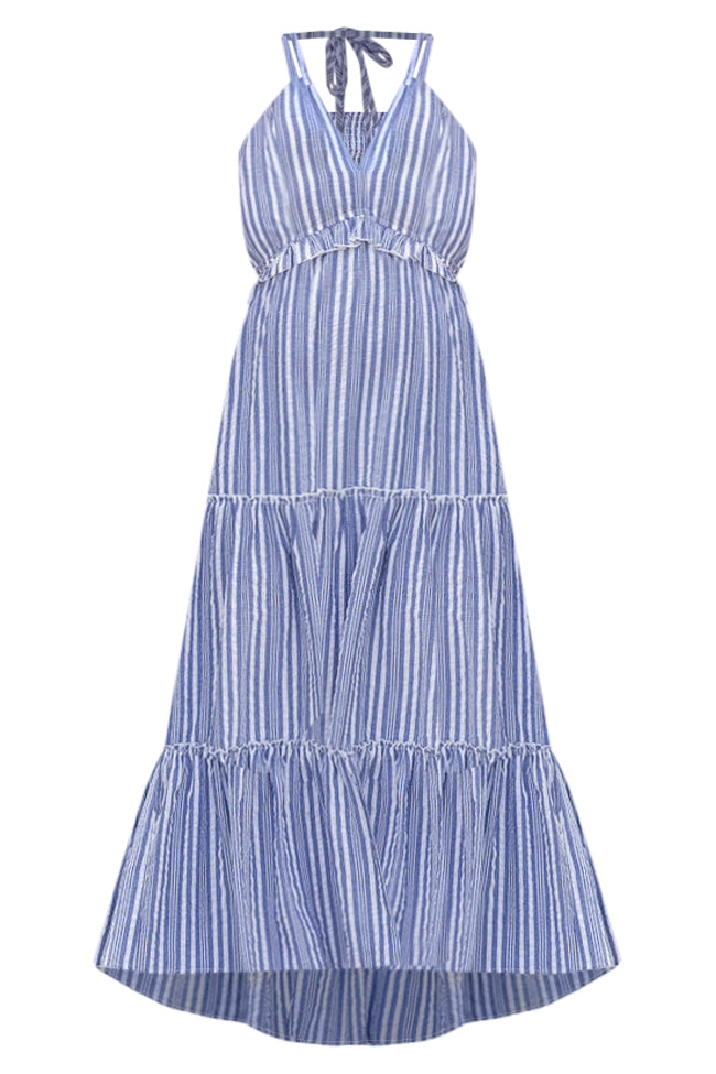 All I Want Is You Blue Striped Maxi Dress FINAL SALE Best Place To Buy