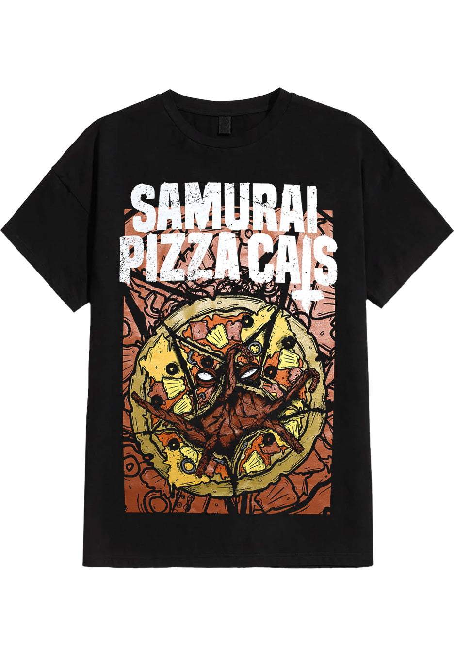 Samurai Pizza Cats - Demon Pizza - T-Shirt Pices Online