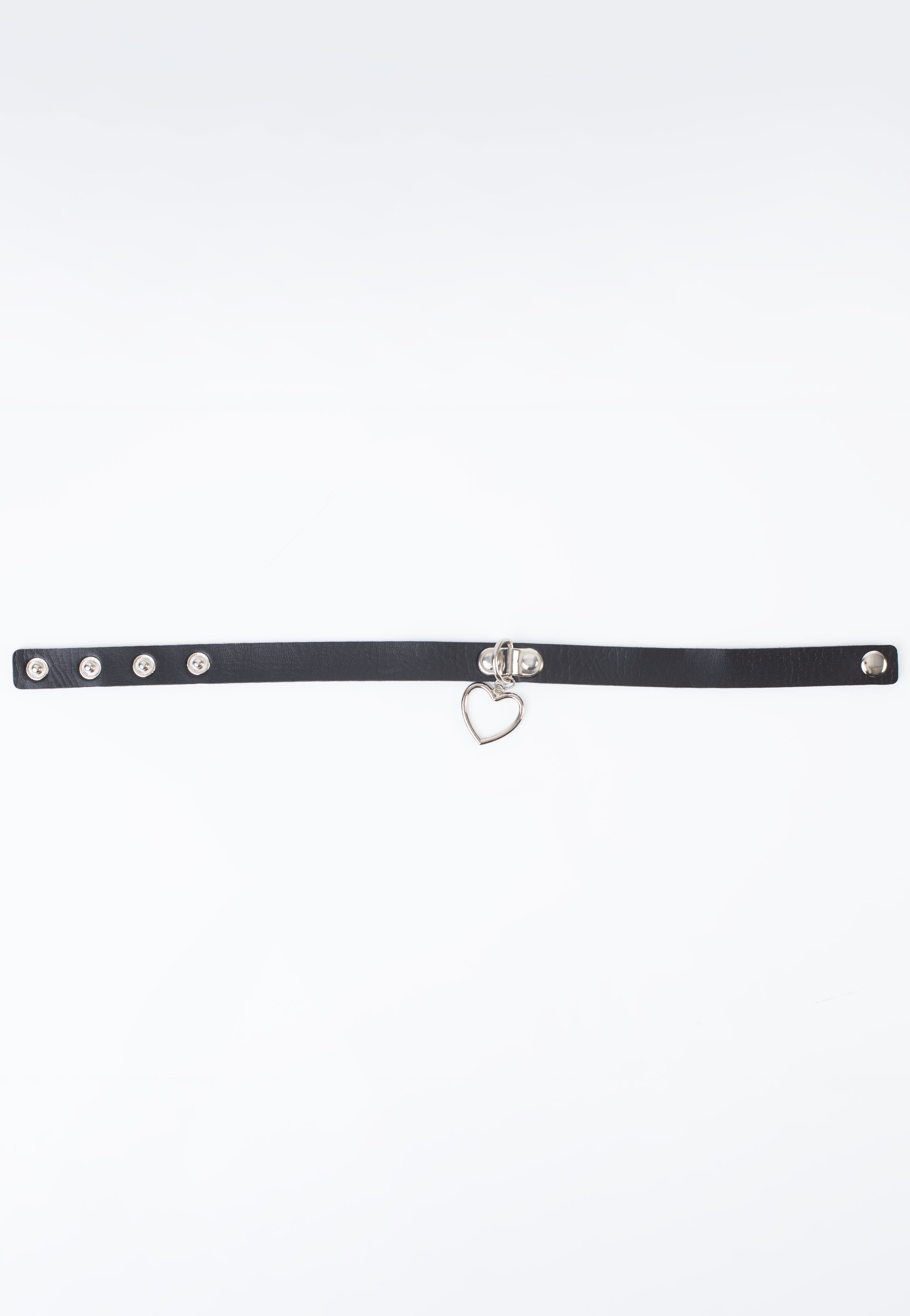 Bullet69 - Heart Pendant Neckband Black - Choker Outlet Nicekicks