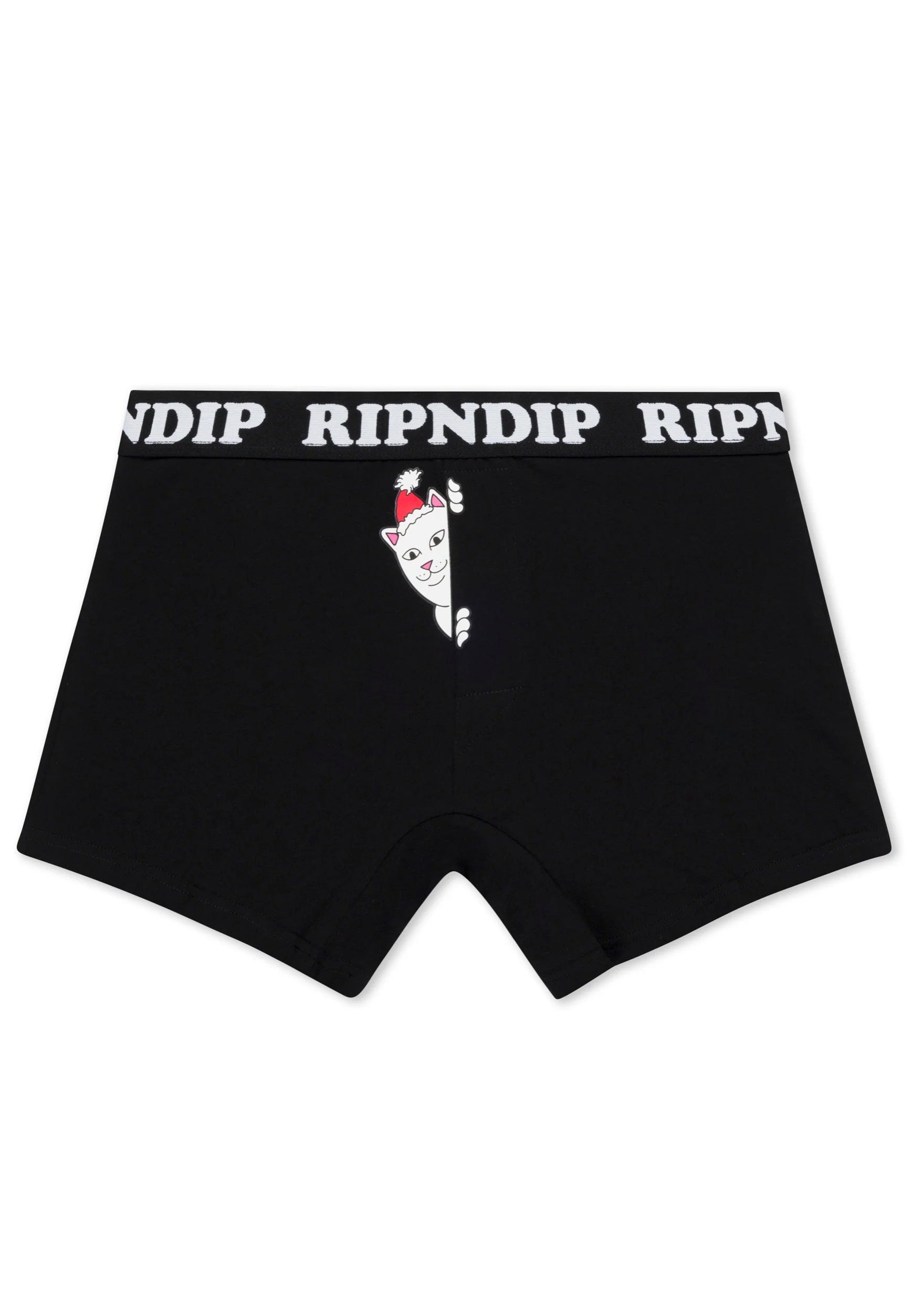 RIPNDIP - Peeking Santa Nerm Black - Boxershorts Cheap Sale Collections