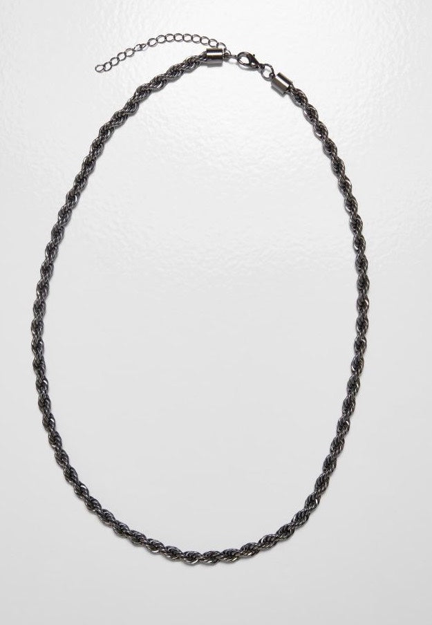 Urban Classics - Charon Intertwine Gunmetal - Necklace Cheap Sale Cheapest