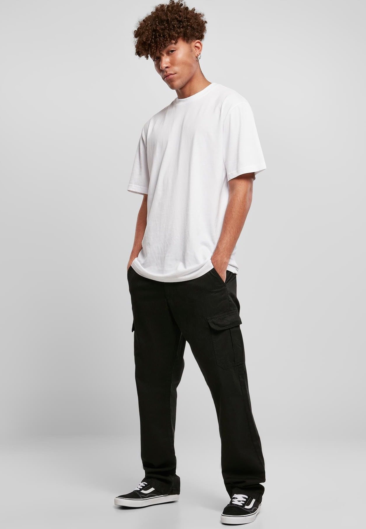 Urban Classics - Straight Leg Cargo Black - Pants Very Cheap Sale Online