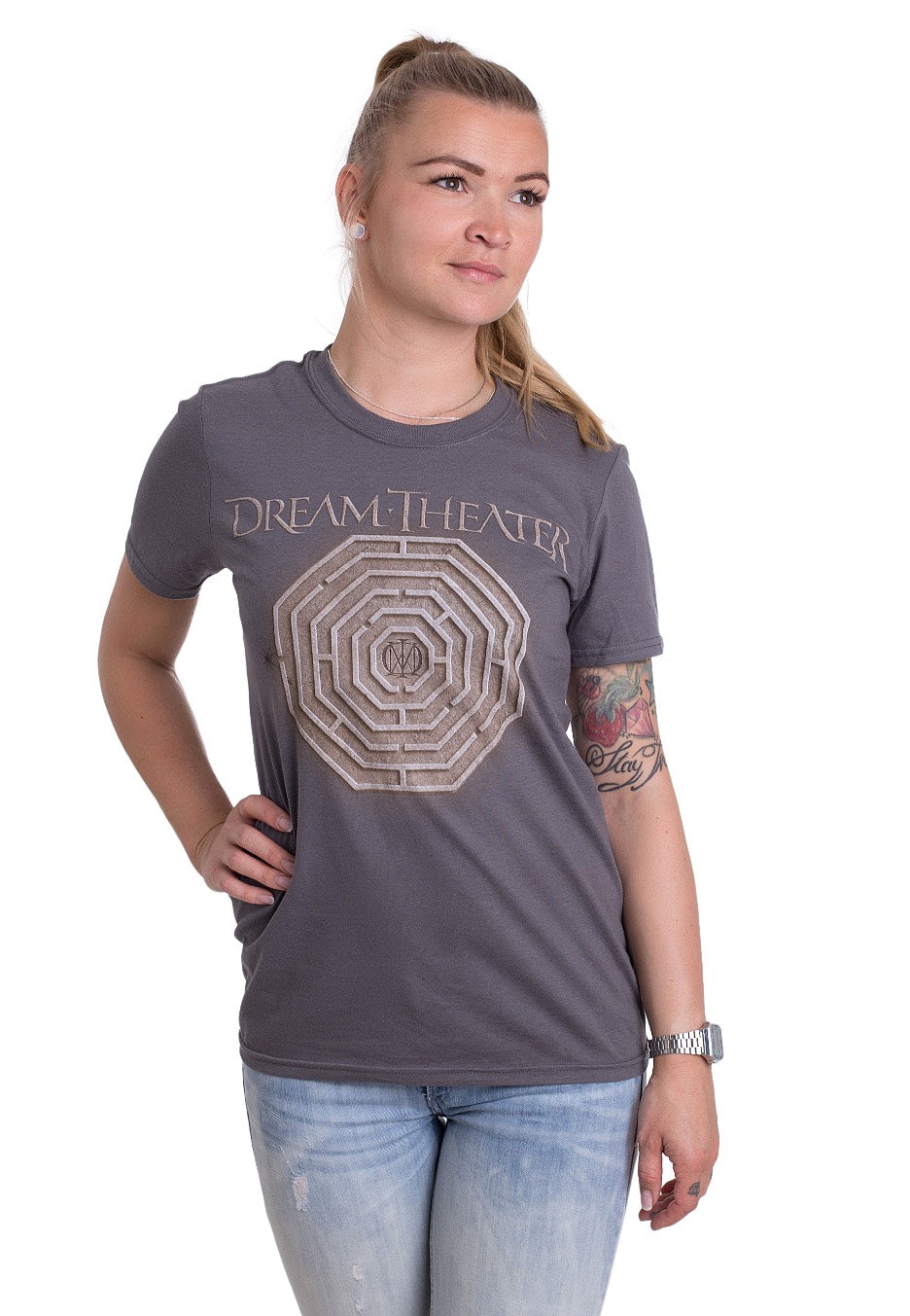 Dream Theater - Maze Charcoal - T-Shirt Clearance Best Place