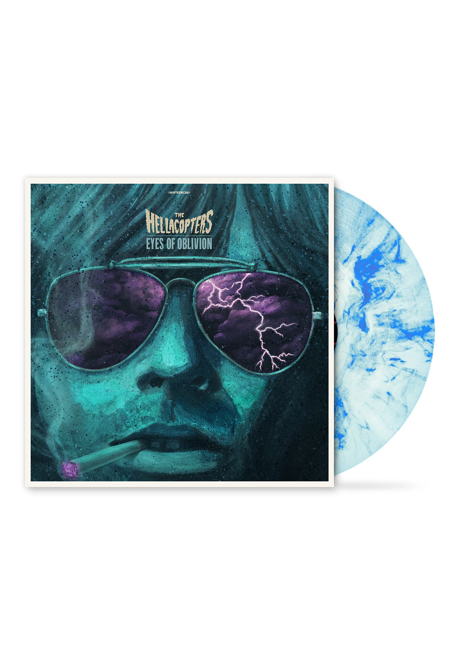 The Hellacopters - Eyes Of Oblivion Ltd. White / Sky Blue - Marbled Vinyl + Poster Clearance How Much