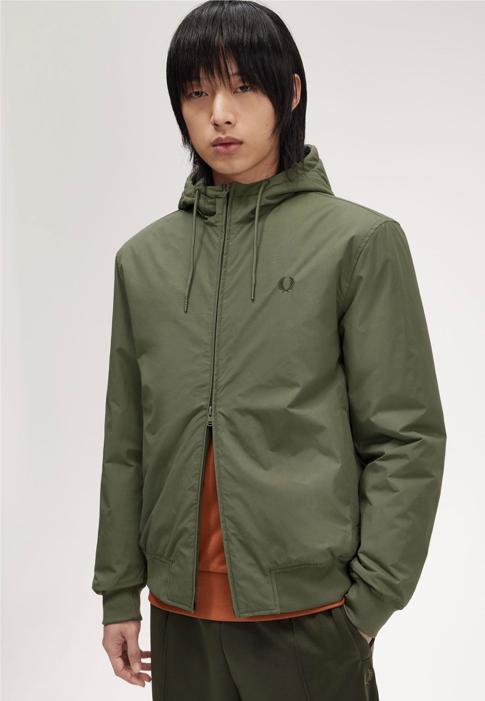 Fred Perry - The Hooded Brentham Lrl Wrth Green - Jacket Clearance Cheapest Pice