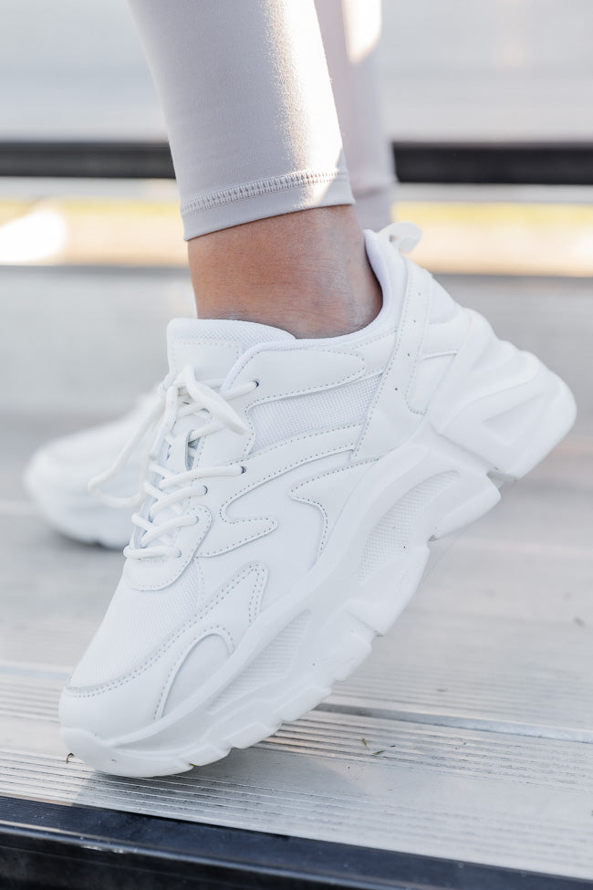 Tessa White Chunky Sneakers FINAL SALE Cheap Sale Comfortable