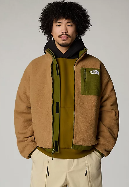 The North Face - Yumiori Reversible Forest Olive/Utility Brown - Jacket Sale Deals