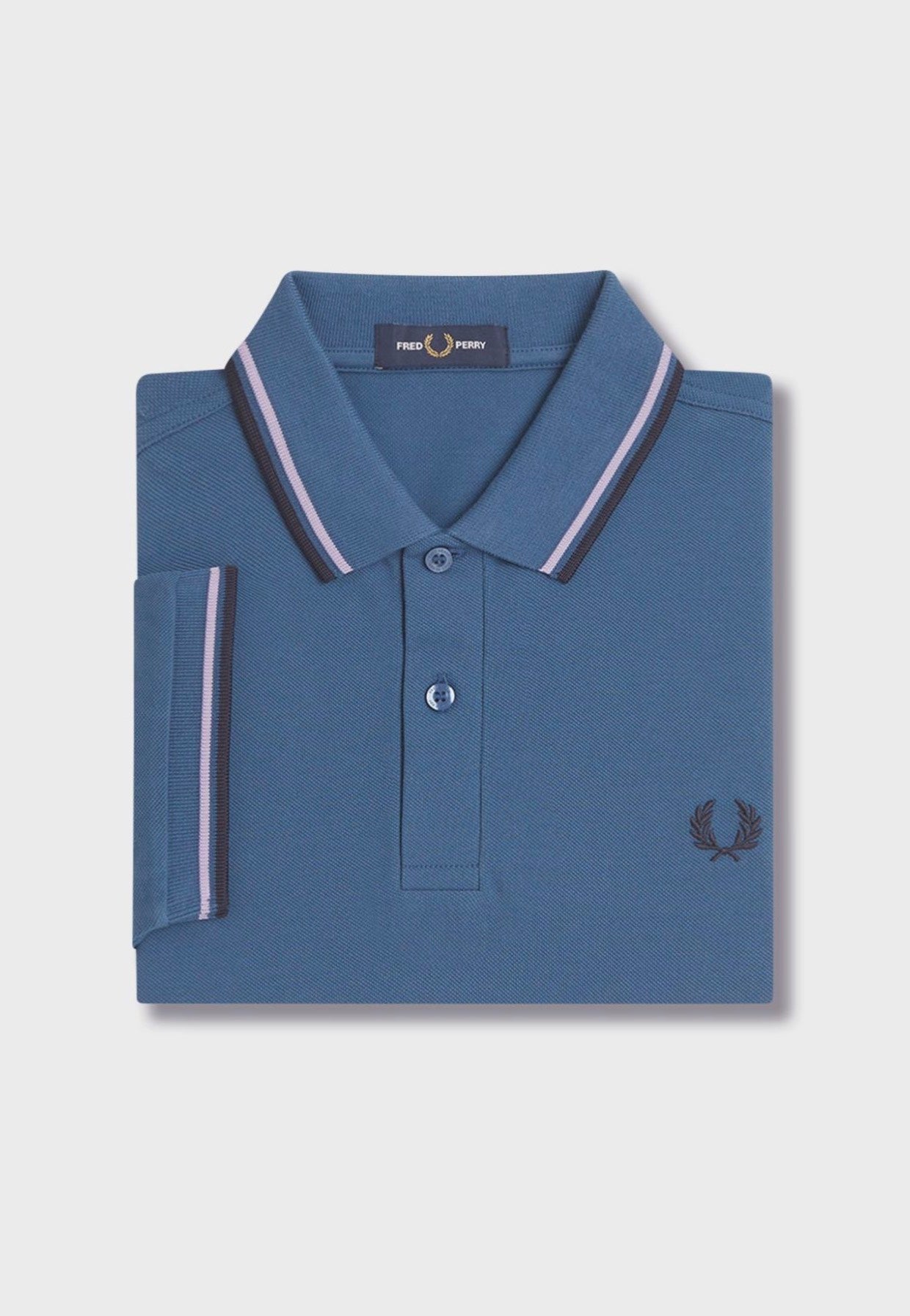 Fred Perry - The Twin Tipped Mdnbl/Ultvio/Nvy - Polo Outlet Sale Online