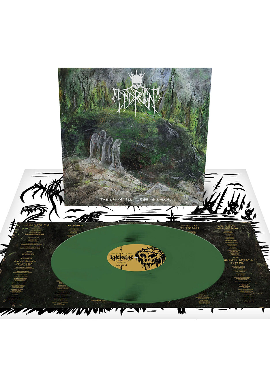 End Reign - Way Of All Flesh Is Decay Evergreen - Colored Vinyl Newest Online