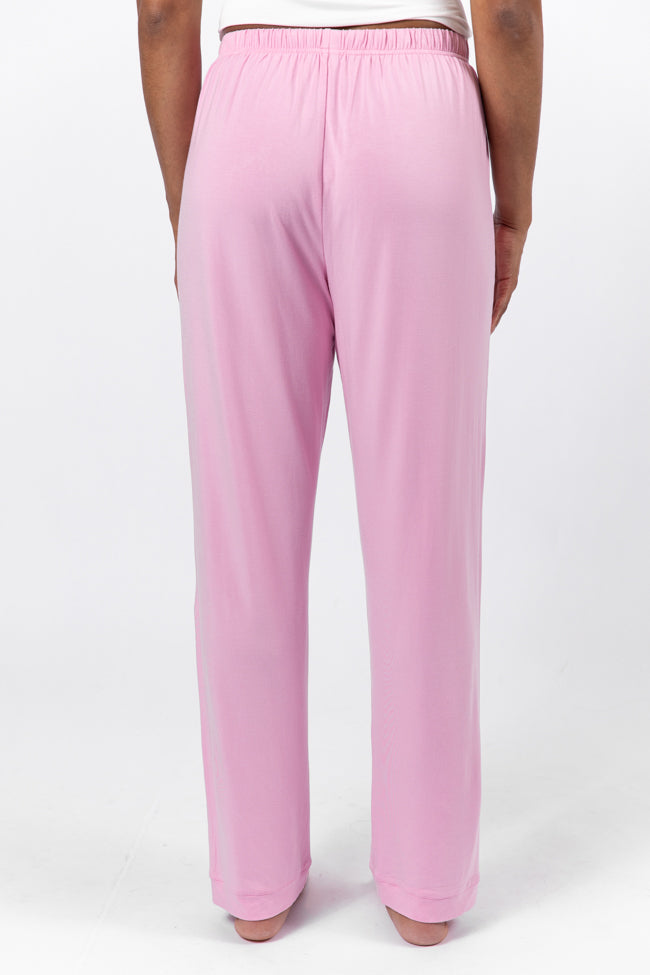 Good To Get Away Pink Bamboo Pajama Set FINAL SALE Cheap Sale Marketable