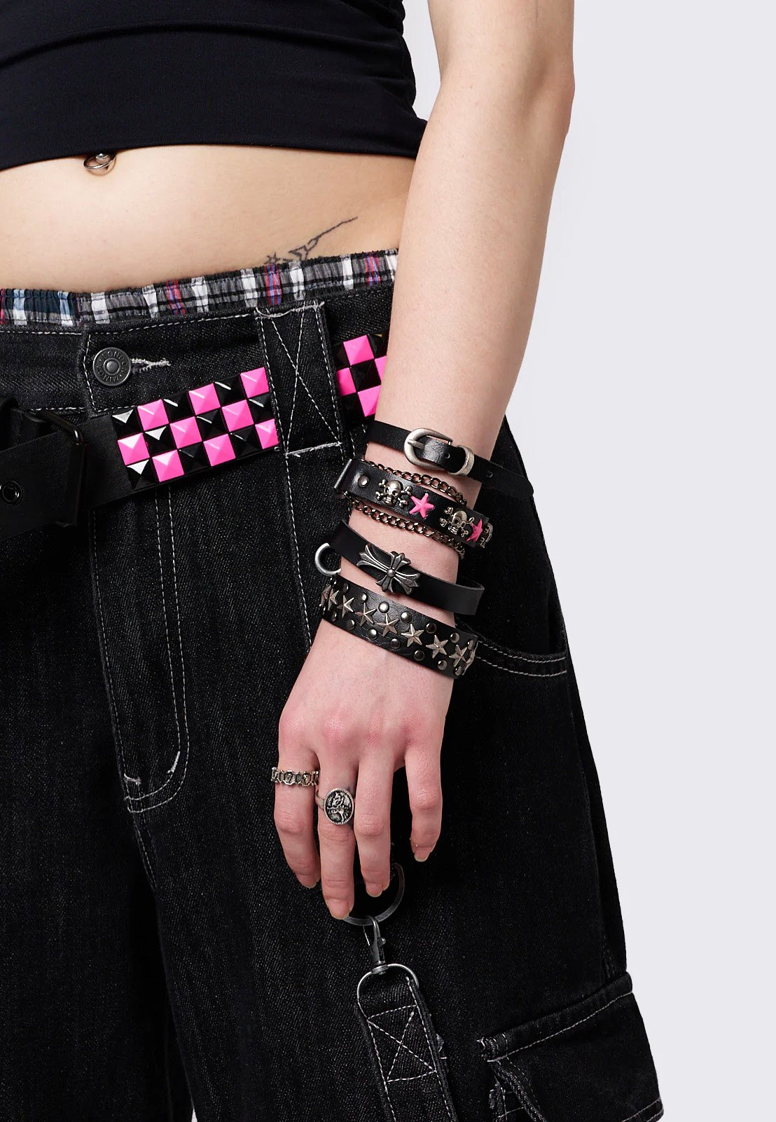 Minga London - Baddie Energy Leather Set of 4 - Bracelets Low Pice Fee Shipping Cheap Online