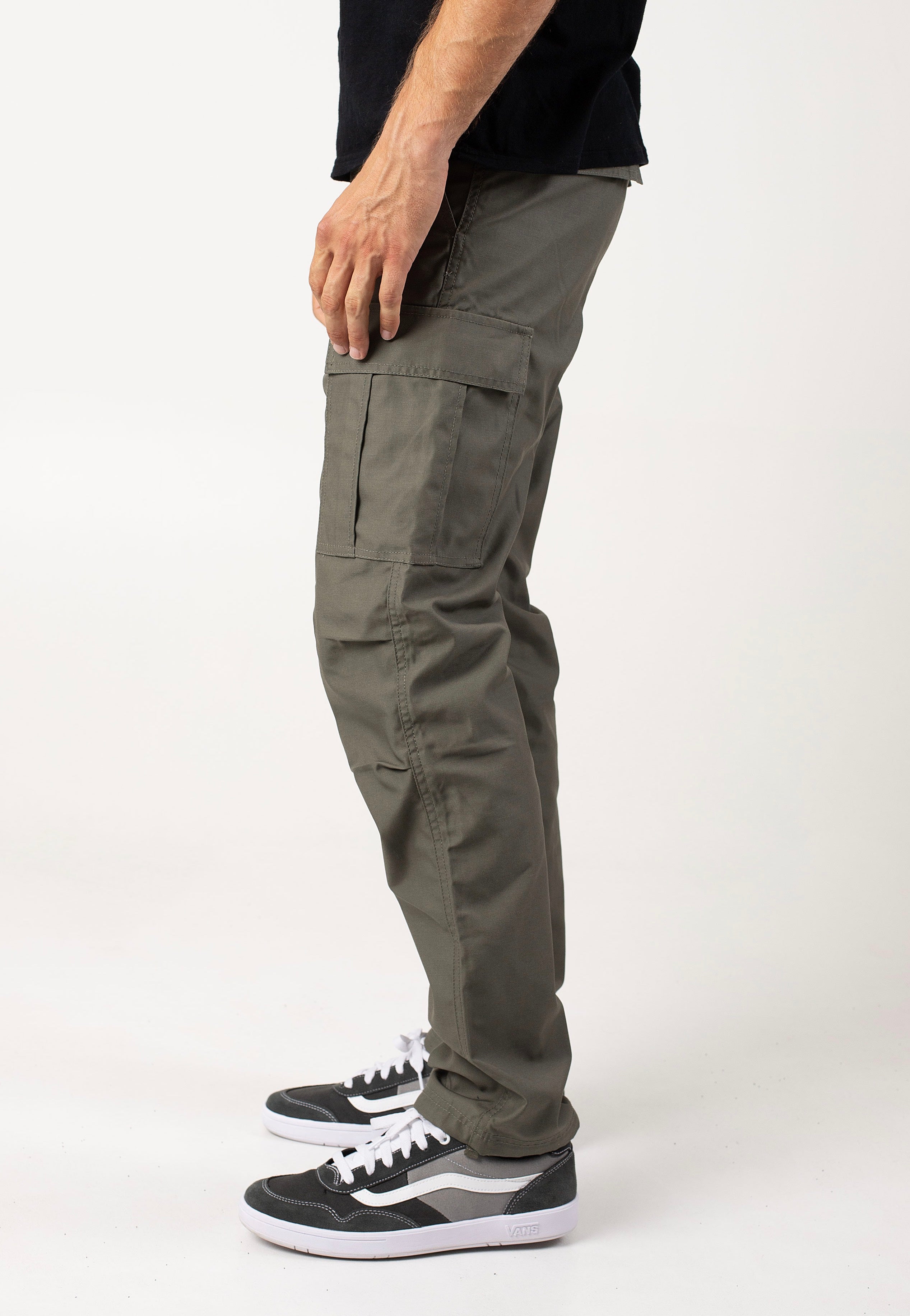 Vintage Industries - Owen Olive - Pants Free Shipping Recommend