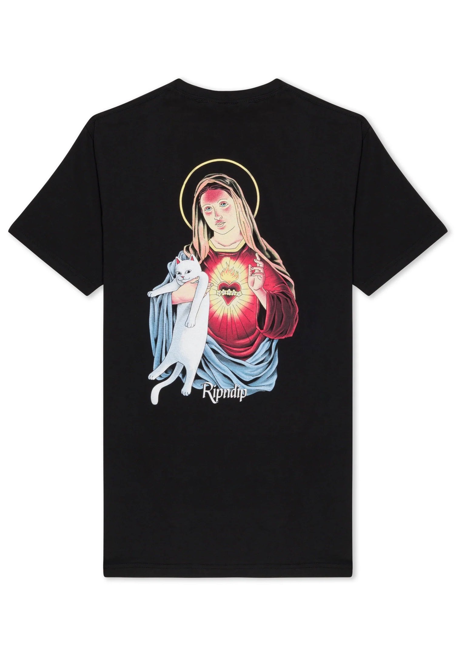 RIPNDIP - Mother Mary Black - T-Shirt Outlet Deals