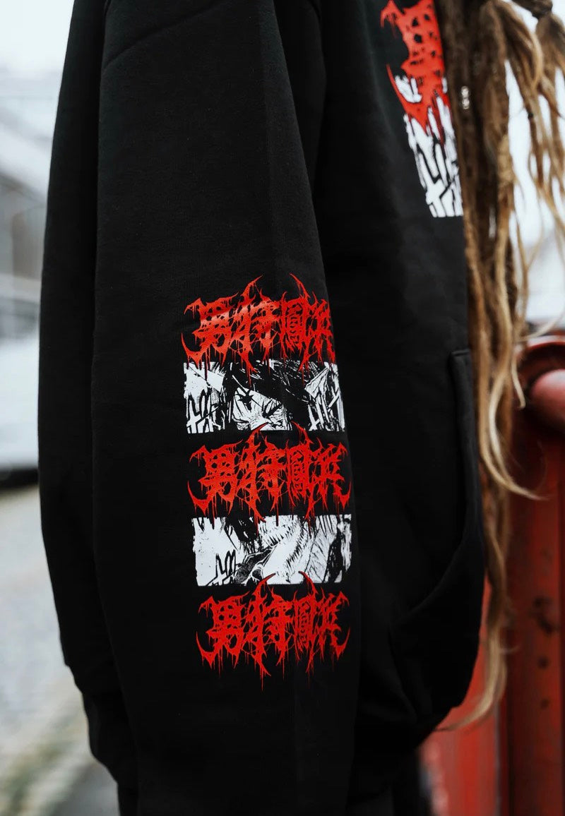 Stay Cold Apparel - Samurai Demon Oversized - Hoodie Geniue Stockist Cheap Online