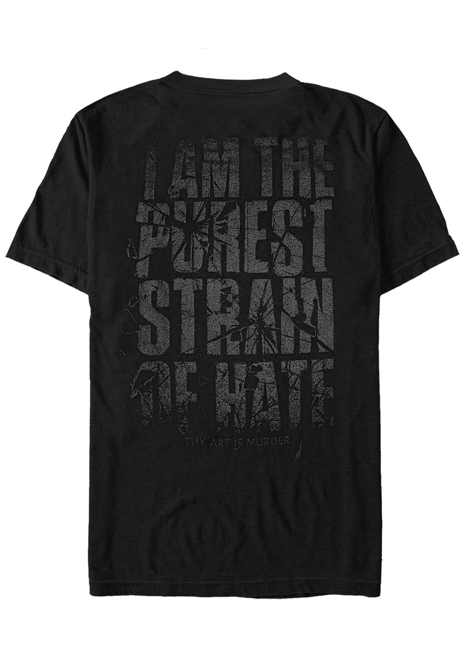 Thy Art Is Murder - Pure Hate Limited Black On Black - T-Shirt In China Online