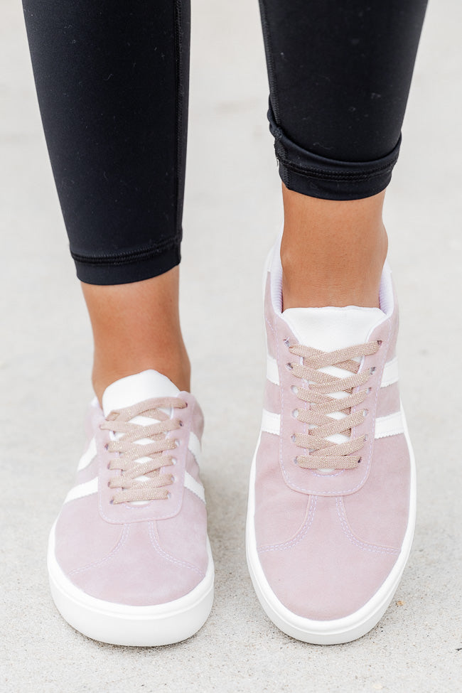 Lauren Mauve Stripe Sneaker FINAL SALE Visit Online