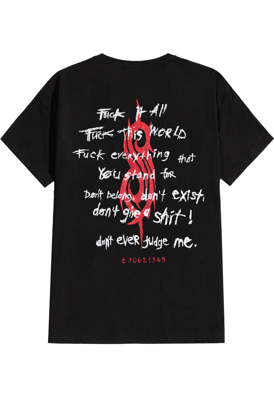 Slipknot - Fuck It All - T-Shirt Clearance 100% Guaranteed