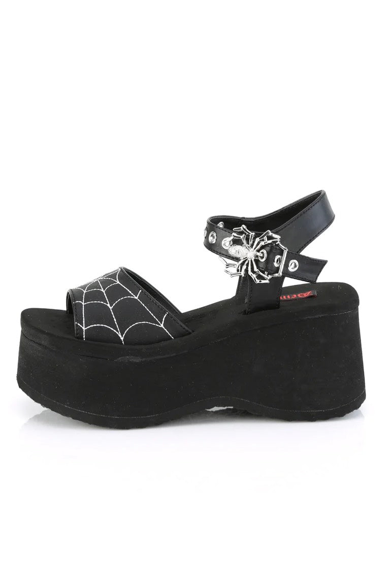 DemoniaCult - Funnel 10 Black - Girl Sandals Fashionable Online