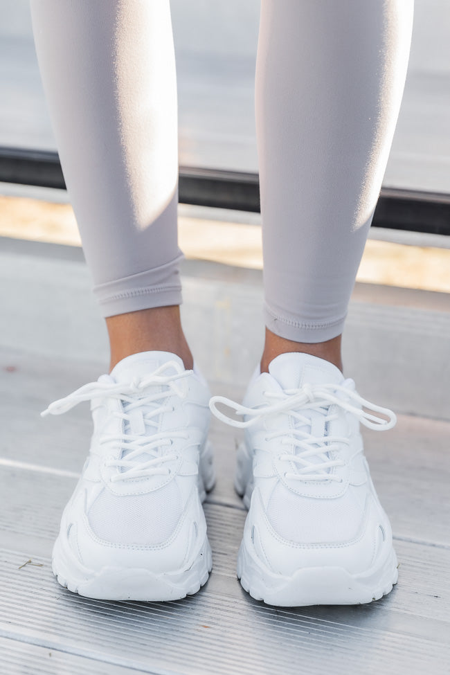 Tessa White Chunky Sneakers FINAL SALE Cheap Sale Comfortable