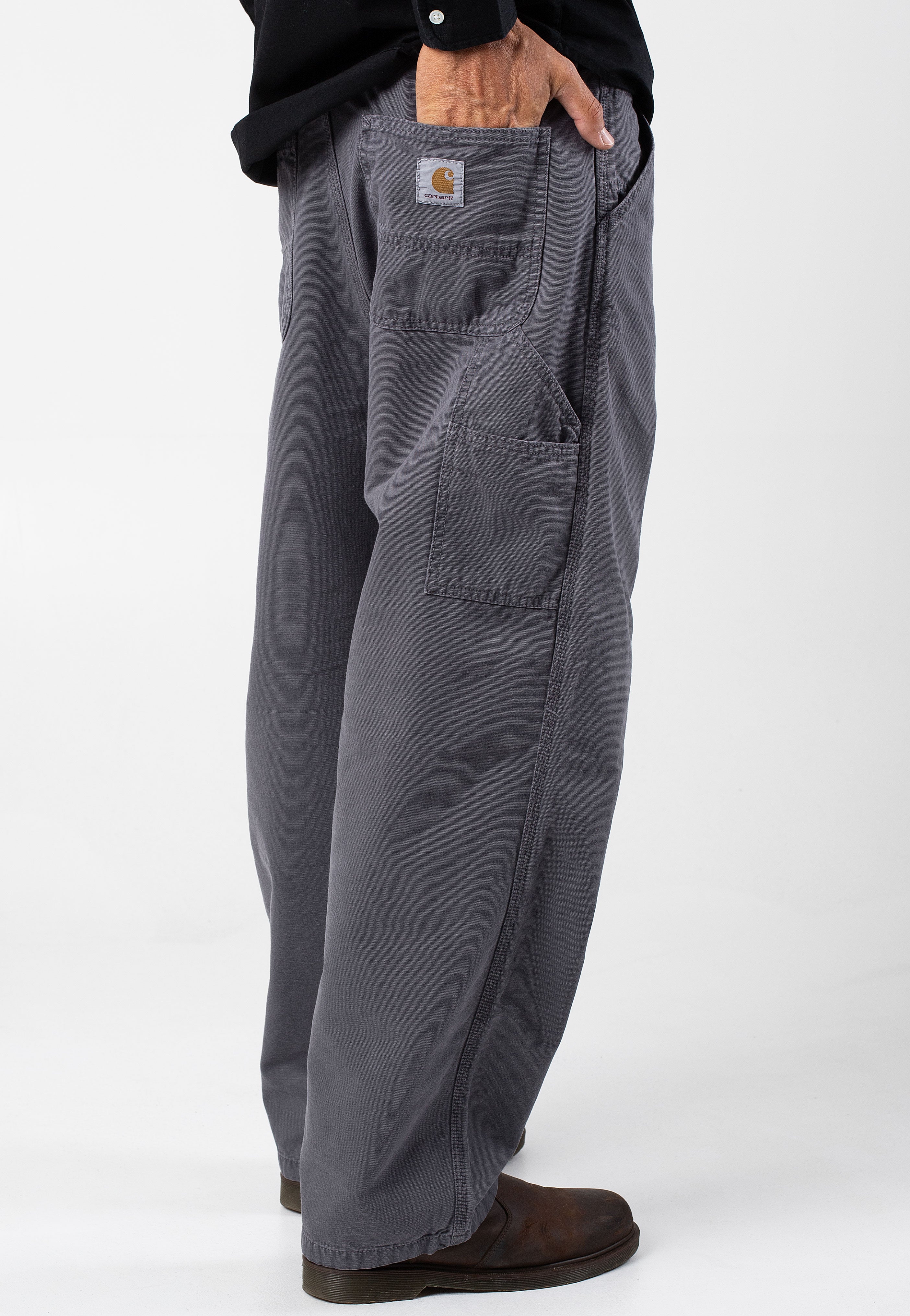 Carhartt WIP - Og Single Knee Stone Dyed Graphite - Pants Find Great Cheap Online