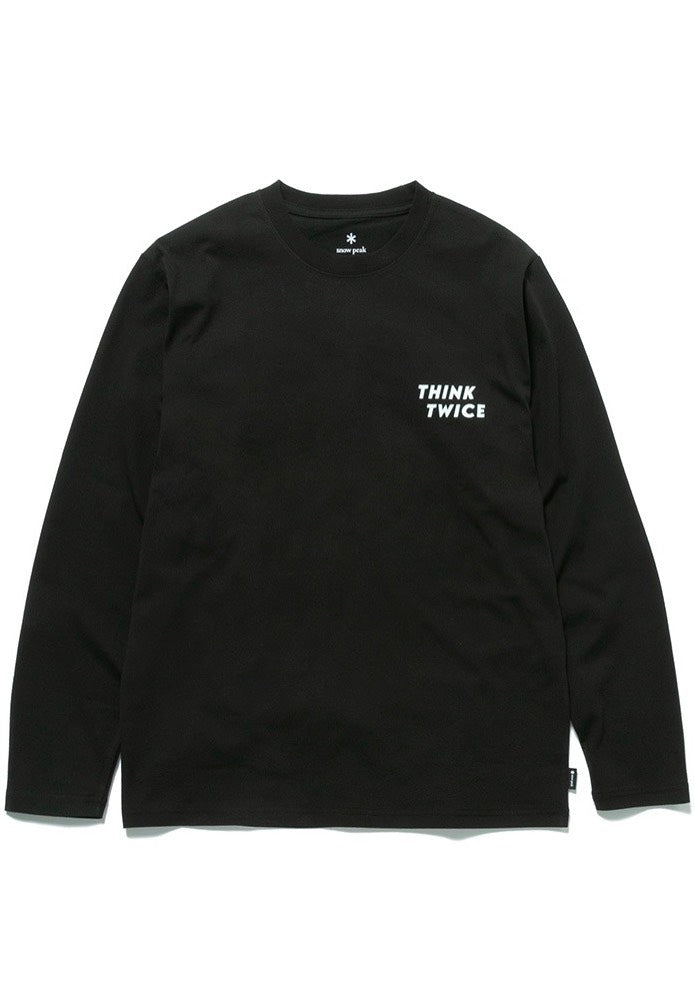 Snow Peak - Think Twice Black - Longsleeve Ebay Online