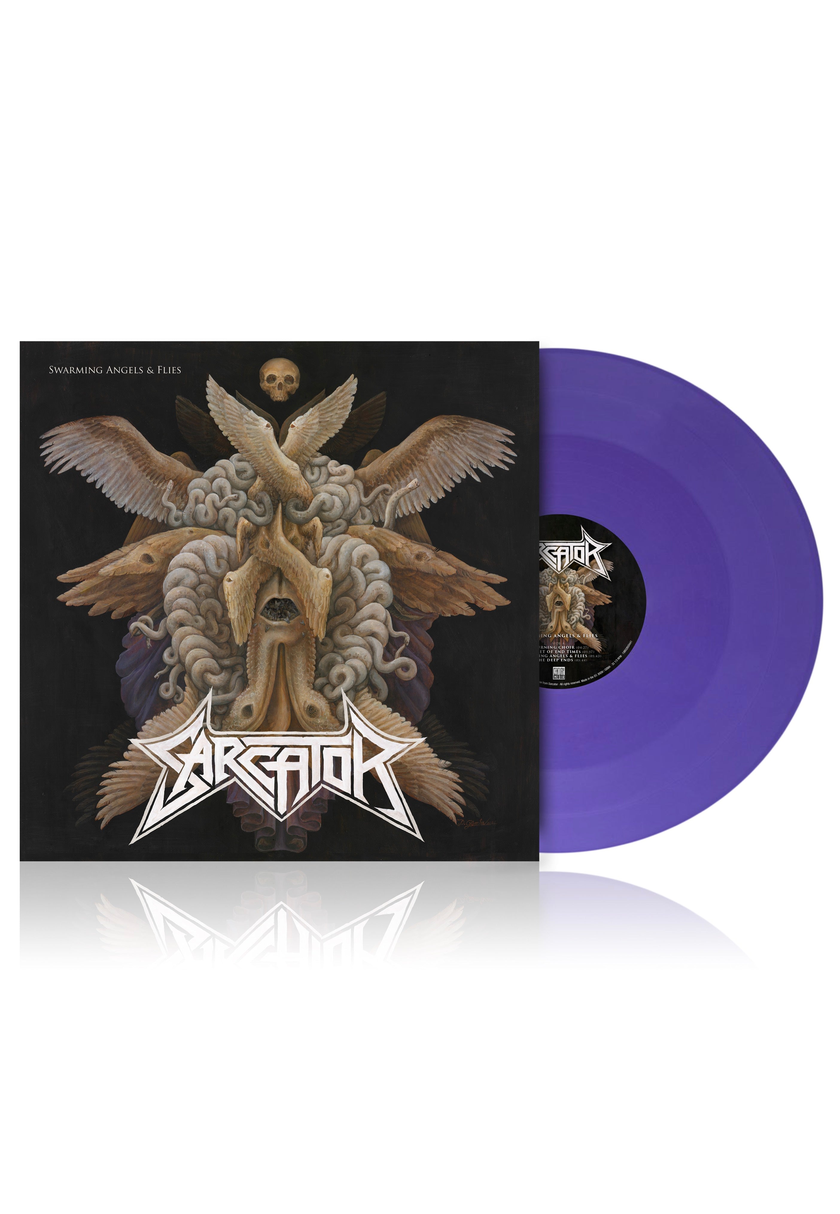 Sarcator - Swarming Angels & Flies Ltd. Lilac - Colored Vinyl Outlet Cheap Pice