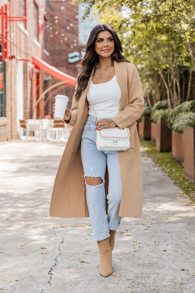 Go Where You Choose Tan Long Cardigan SALE Clearance Latest