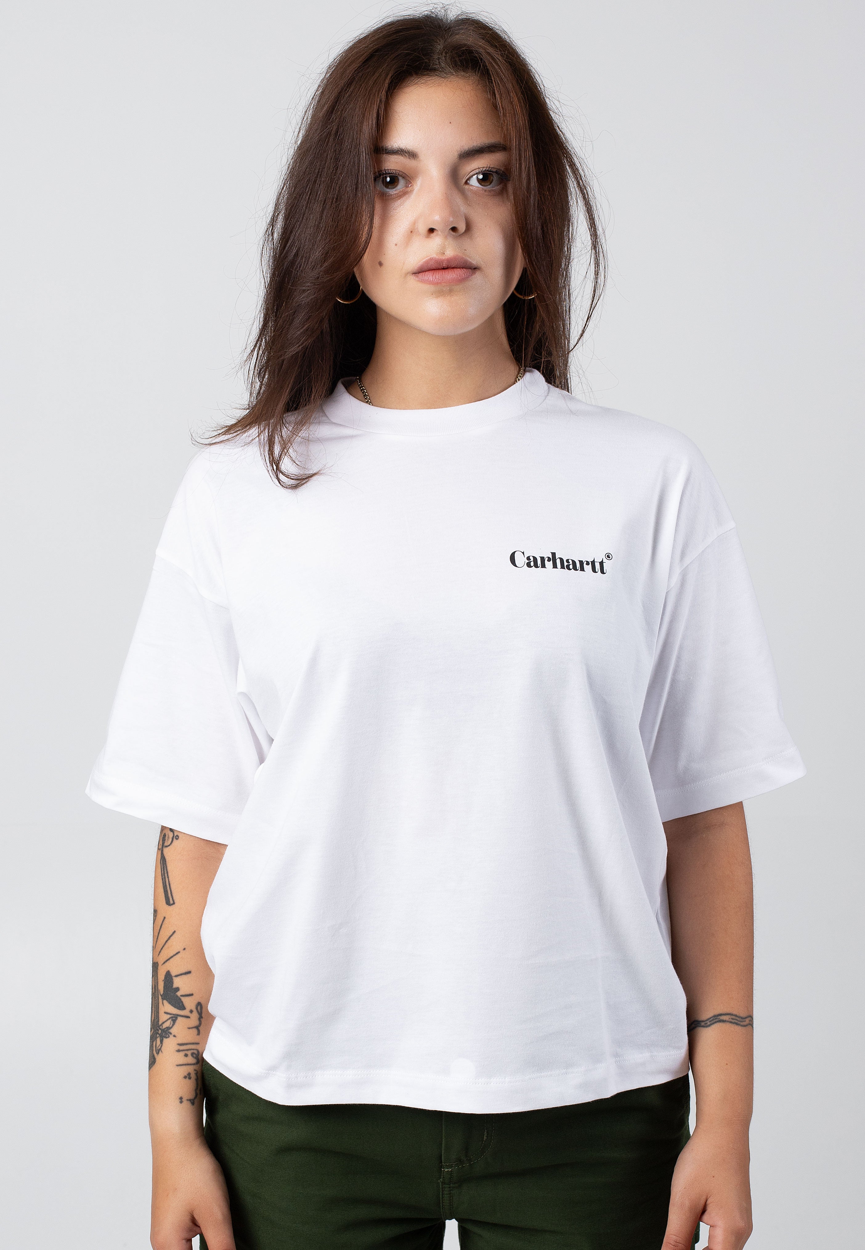 Carhartt WIP - W' Fold Leo White - T-Shirt