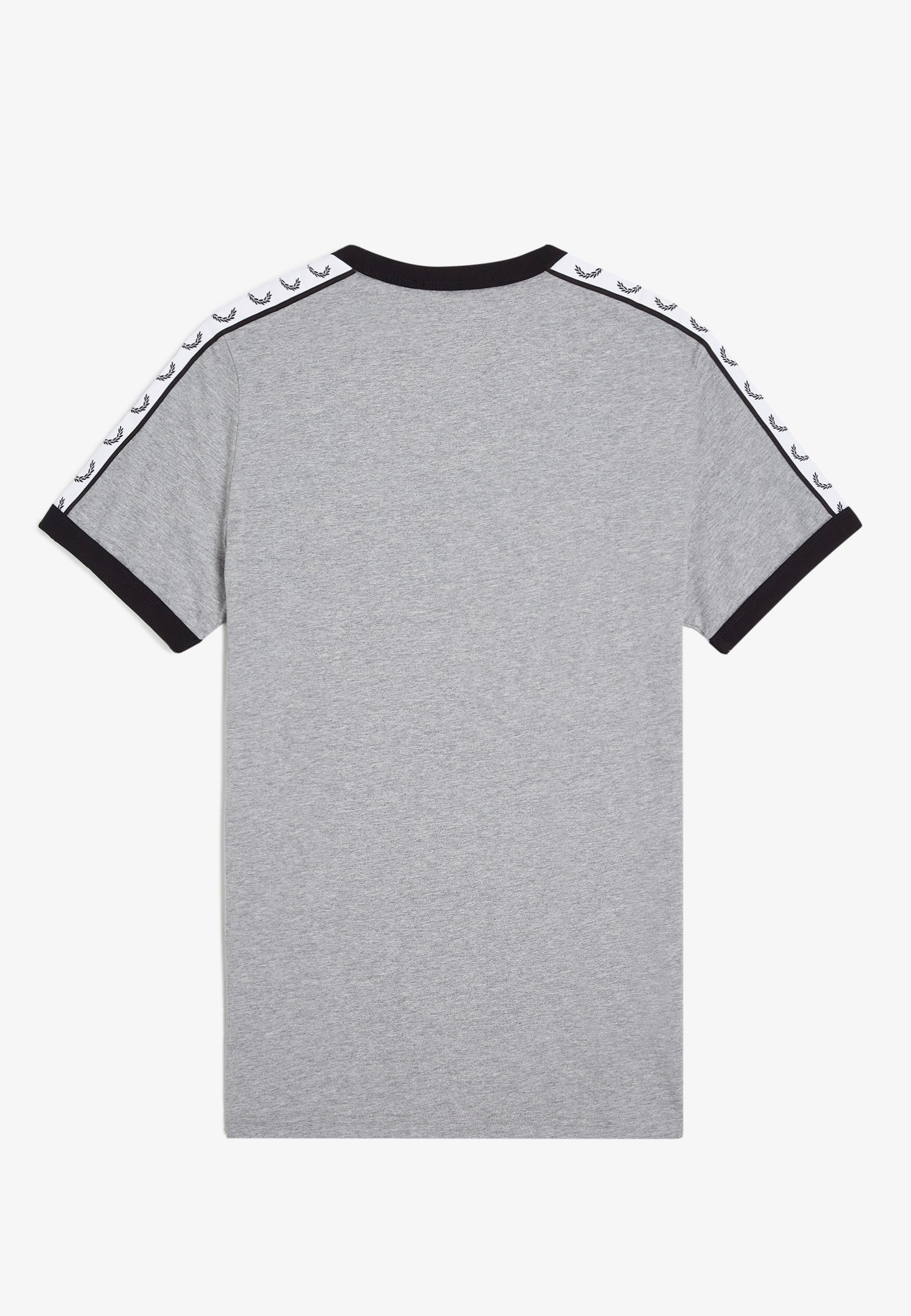 Fred Perry - Taped Ringer Steel Marl - T-Shirt 100% Original Sale Online