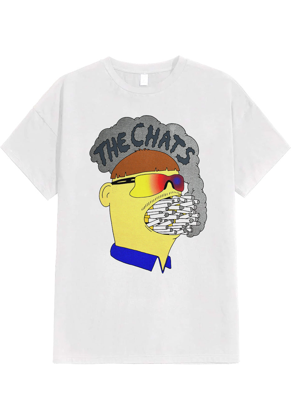 The Chats - Ciggie Mouth White - T-Shirt Outlet Release Dates