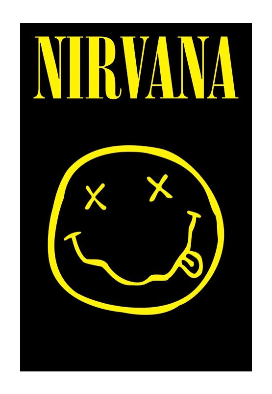 Nirvana - Happy Face - Poster Cheap Sale With Credit Card