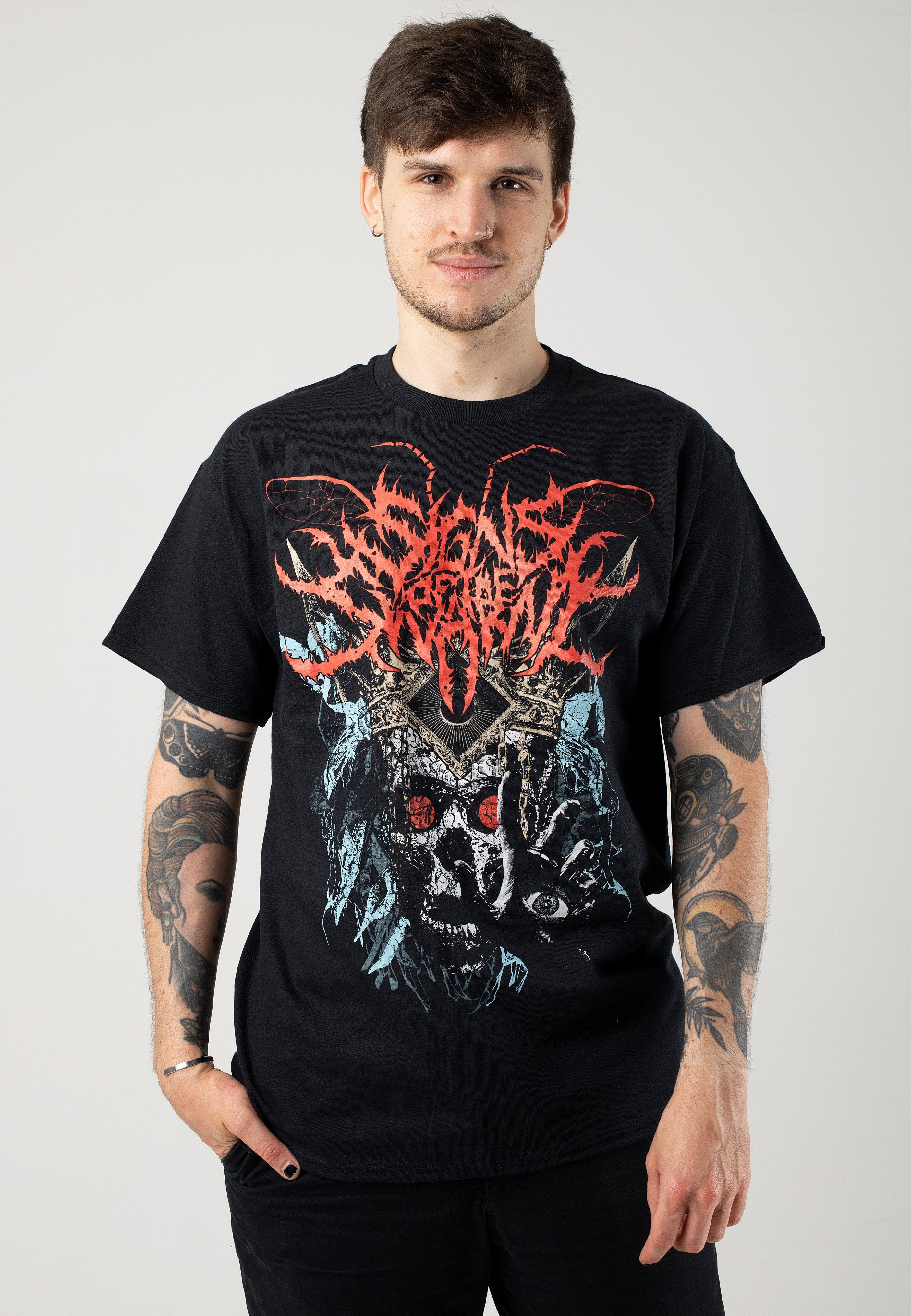 Signs Of The Swarm - Ghoulex - T-Shirt Cheap Pice Cost