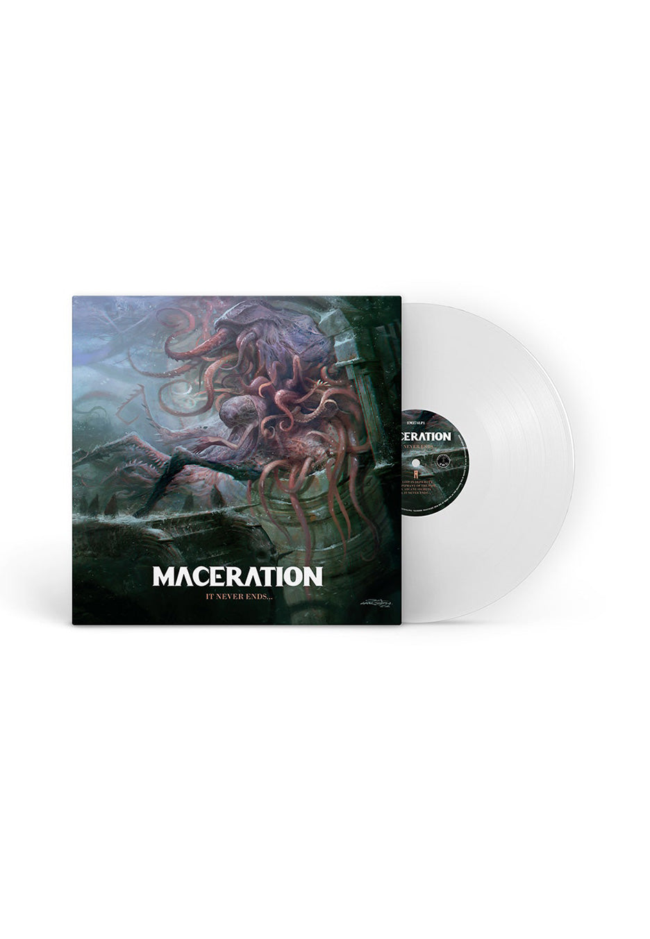 Maceration - It Never Ends White - Colored Vinyl Cheap High Quality