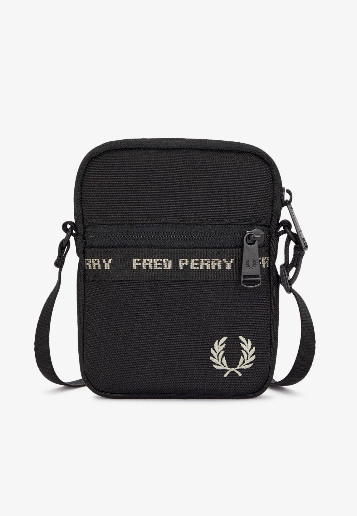 Fred Perry - Taped Side Black/Warm Grey - Bag Clearance Best Place