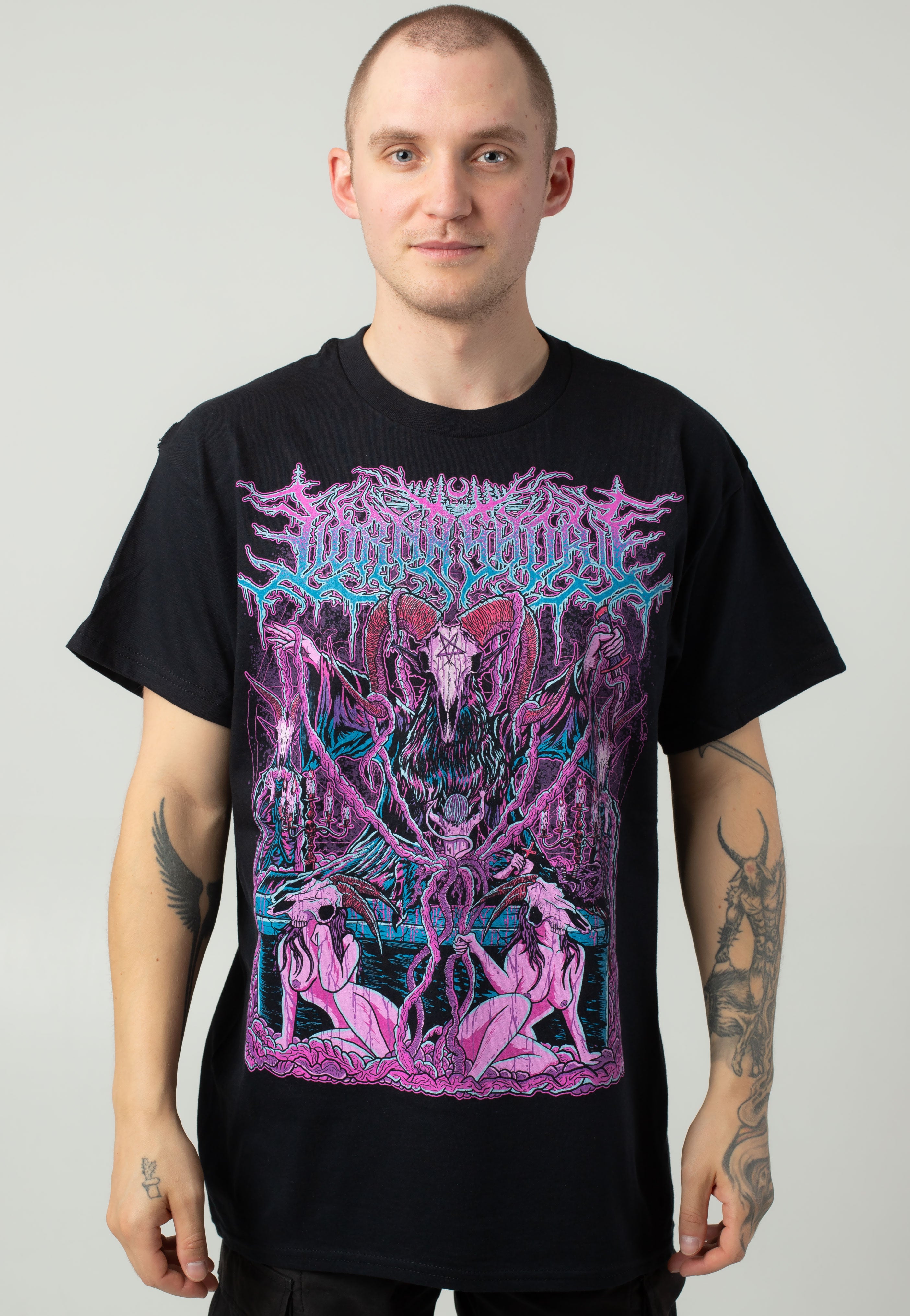 Lorna Shore - Pink Goat - T-Shirt Cheap Sale Websites