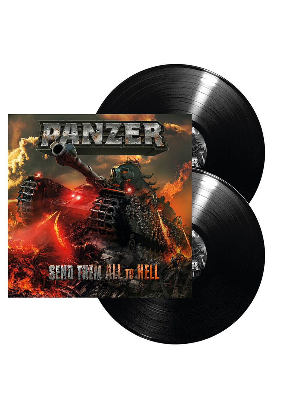 Panzer, The German - Send Them All To Hell Black Vinyl - 2 Vinyl Clearance 2025 Unisex