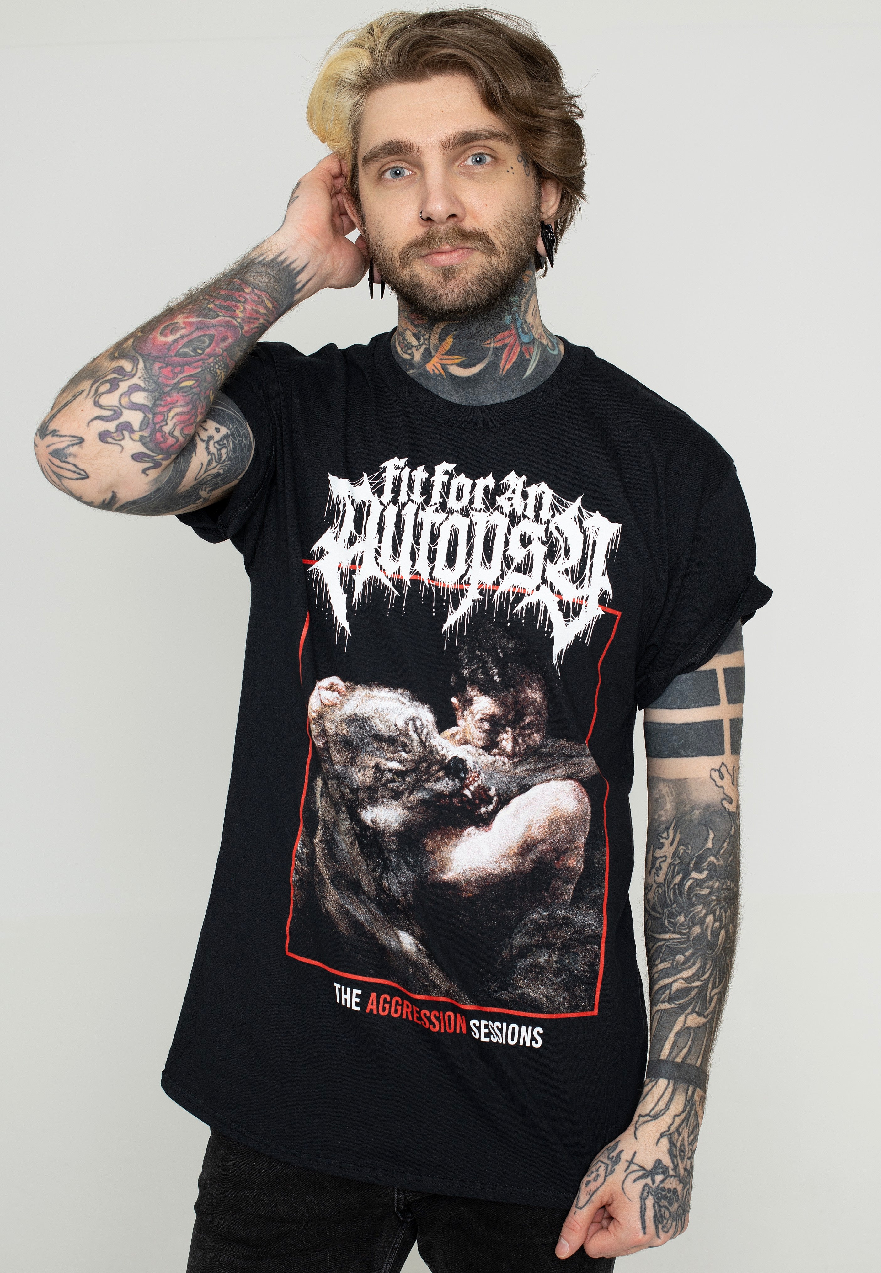 Fit For An Autopsy - The Aggression Sessions - T-Shirt 2025 New For Sale