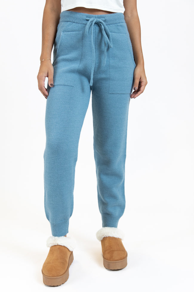 Real Karma Blue Jogger Style Lounge Pants SALE Outlet Cheap Pice