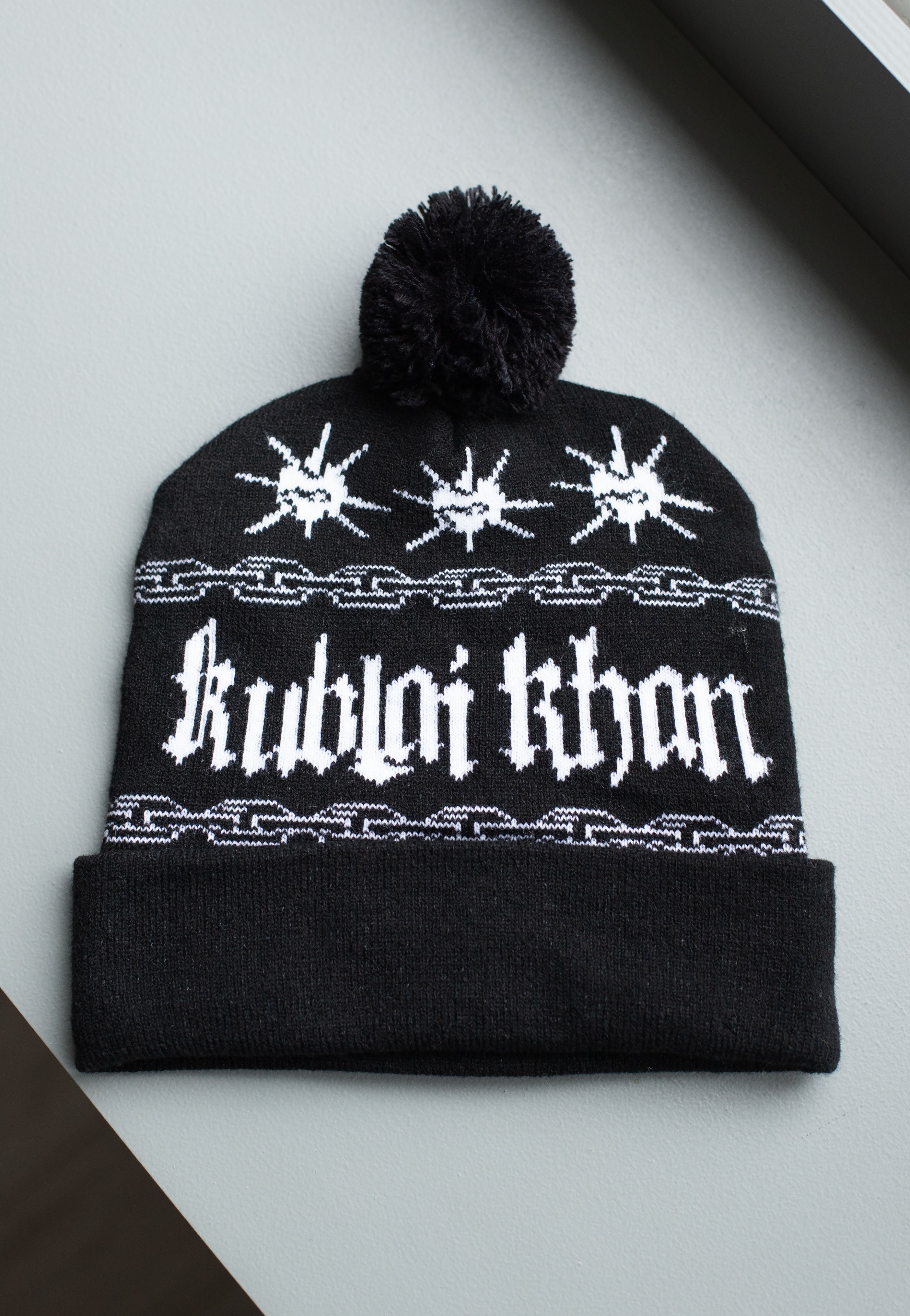 Kublai Khan - Logo Winter Knit - Beanie Free Shipping Manchester