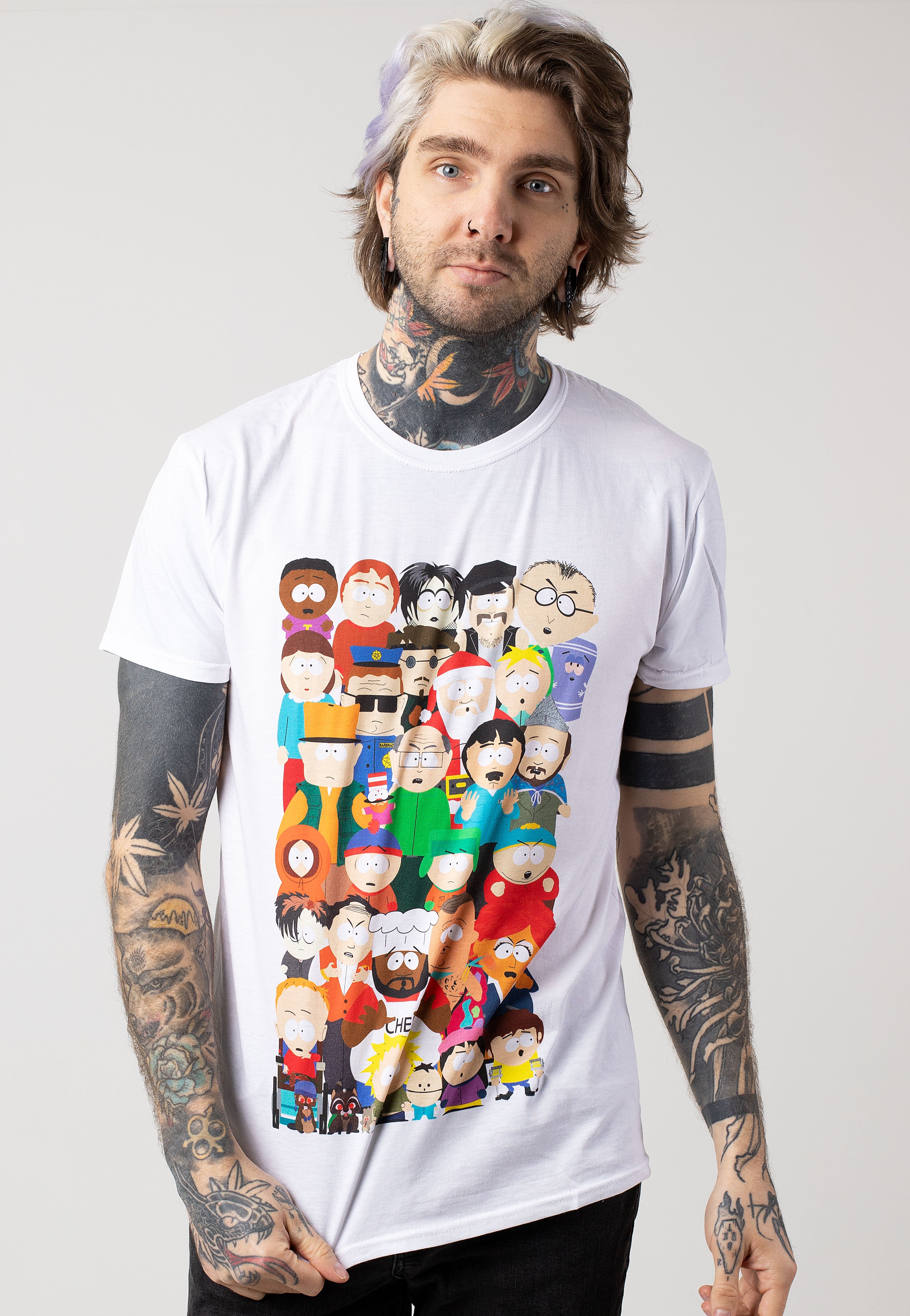 South Park - Town Group White - T-Shirt Free Shipping Finishline