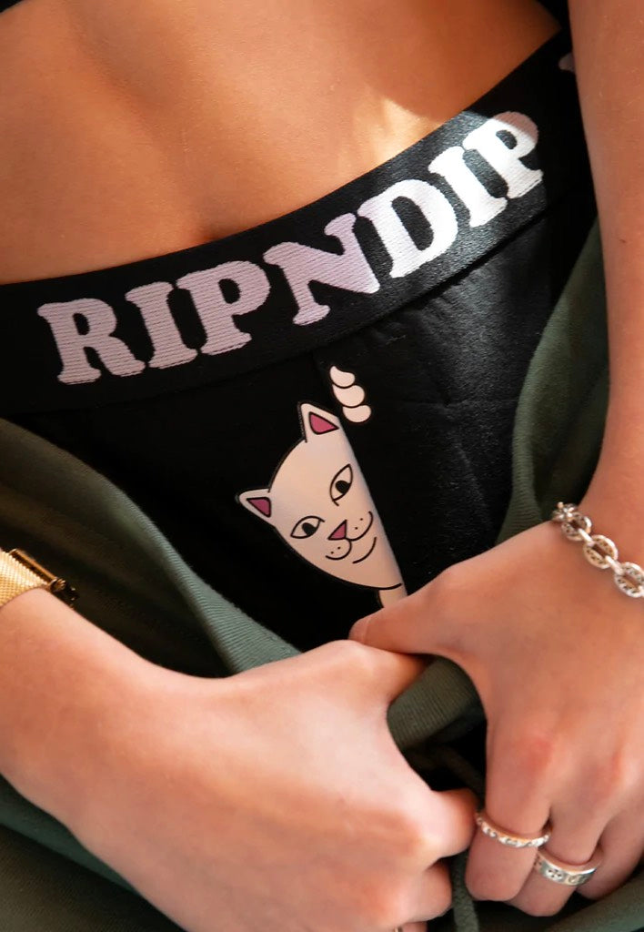 RIPNDIP - Peek A Nermal Black - Boxershorts For Sale Sale Online